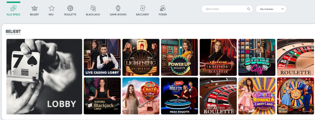 Ivibet Casino Live Spiele