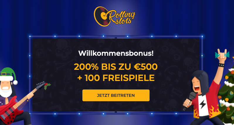 Rolling Slots Willkommensbonus