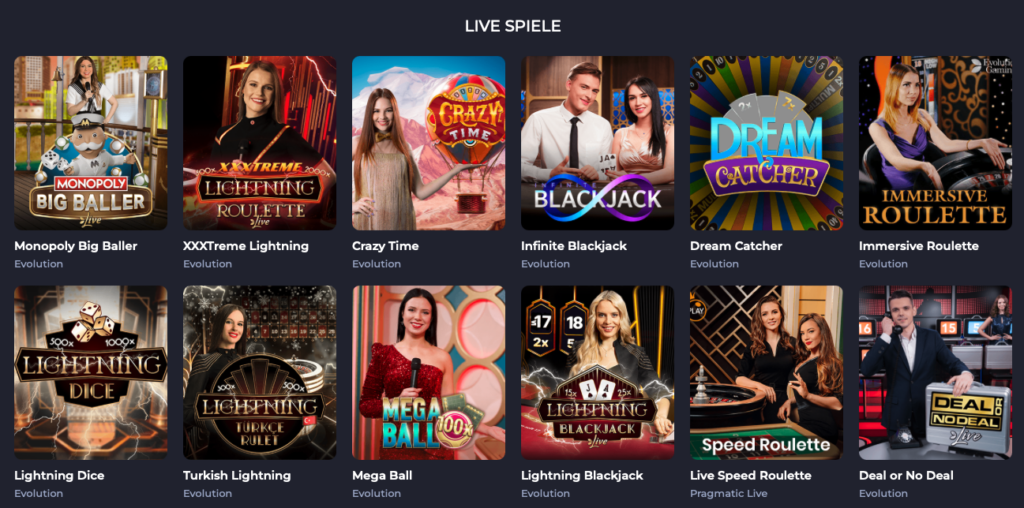 Rolling Slots Live Spiele